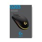 Logitech Gaming Mouse G203 LIGHTSYNC Optisk Kablet Sort